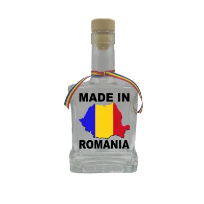 Made in romania, sticla cu mesaj plata, 250 ml, model divgs179 06 00